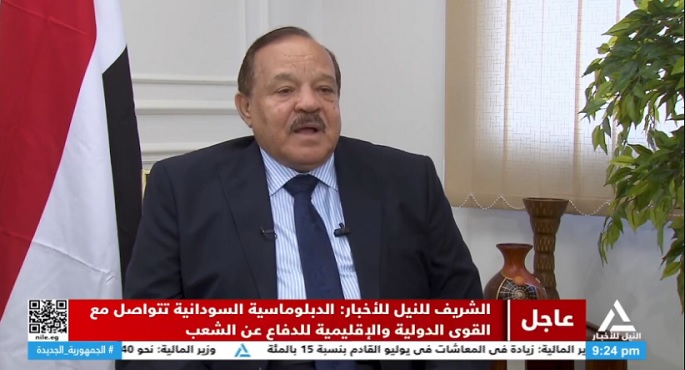 وزير الخارجية السودانى للنيل للأخبار : مصر لديها مبادرة لدعم دولتنا