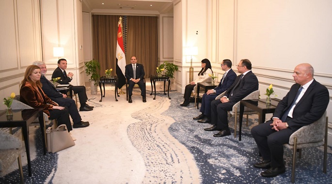 الرئيس السيسى يستعرض فرص التعاون مع إسبانيا فى مجال الصناعات البحرية