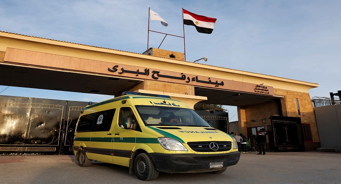 استمرار فتح ميناء رفح البرى لليوم التاسع عشر على التوالى