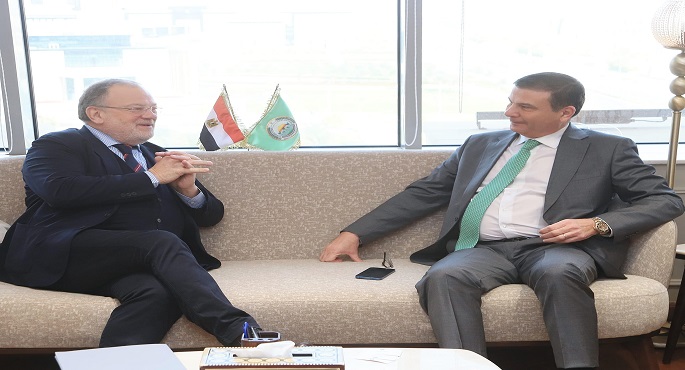بالصور.. وزير الزراعة يبحث مع المدير العام لمنظمة “CIHEAM” تعزيز الشراكة