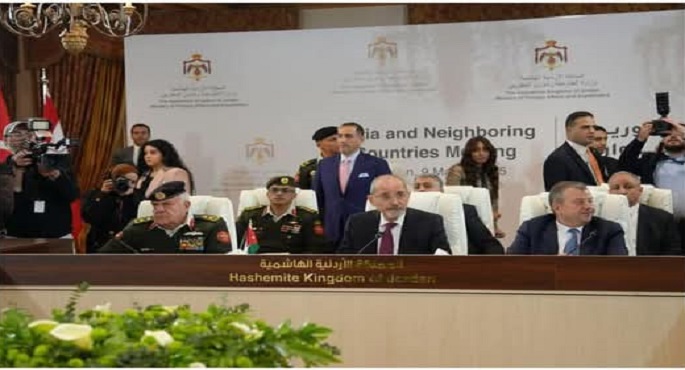 بالصور.. المشاركون فى اجتماع وزراء خارجية دول الجوار السورى يدينون التدخلات الإسرائيلية فى شأن سوريا