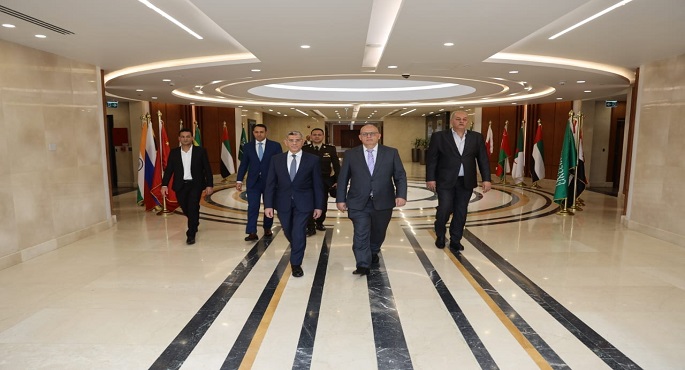 بالصور .. مدير المركز الجغرافى الملكى الأردنى يزور وكالة الفضاء المصرية لبحث سبل التعاون المشترك