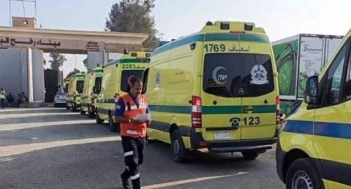 ميناء رفح البرى يستقبل 17 جريحا فلسطينيا و 21 مرافقا لهم من قطاع غزة