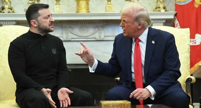 زيلينسكى يعلن عن محادثة مرتقبة مع ترامب اليوم