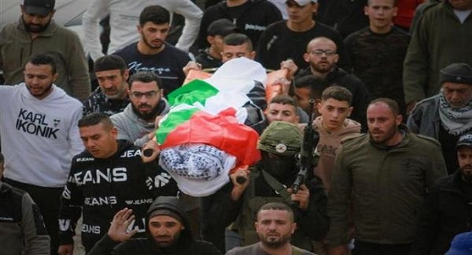 استشهاد شاب برصاص الاحتلال فى مدينة الخليل