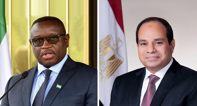 الرئيس السيسى يستقبل اليوم بقصر الاتحادية رئيس جمهورية سيراليون