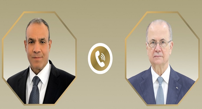 وزير الخارجية يبحث هاتفيا مع رئيس الوزراء الفلسطيني الأوضاع الخطيرة فى قطاع غزة والضفة الغربية