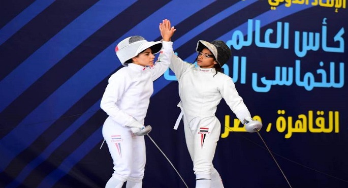 اختتام منافسات بطولة كأس العالم للخماسى الحديث بالقاهرة بمشاركة 4 مصريين و4 مصريات