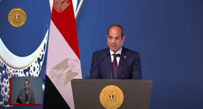 الرئيس السيسى يشهد احتفال وزارة الأوقاف بليلة القدر بمدينة العلوم والثقافة فى العاصمة الإدارية