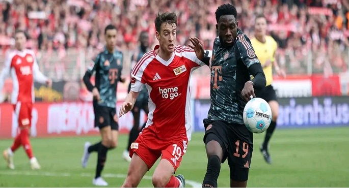 بايرن ميونخ يتعادل مع يونيون برلين 1-1 فى الدورى الألمانى