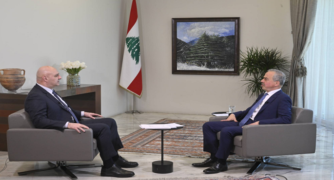 جوزيف عون لـ للشرق الأوسط : قرار الحرب والسلم بيد الدولة وحدها