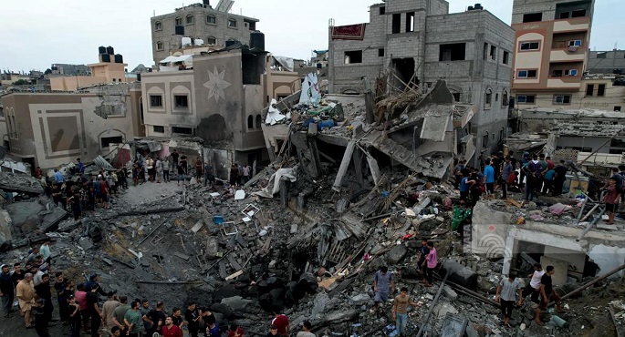 7 شهداء فلسطينيين فى قصف للاحتلال شمال غرب مدينة غزة