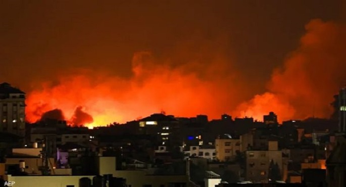 إعلام فلسطينى: طائرات الاحتلال تقصف حى الشجاعية شرقى مدينة غزة شمالى القطاع
