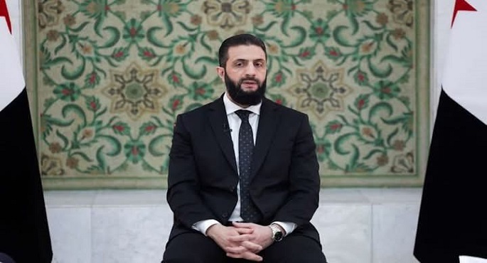 الشرع: لم نستفز إسرائيل منذ دخولنا دمشق ولا نريد الحرب