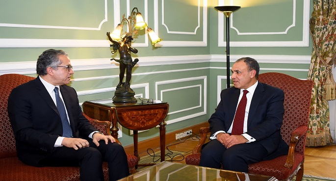 وزير الخارجية يلتقى الدكتور خالد العنانى المرشح المصرى لمنصب مدير عام منظمة اليونسكو