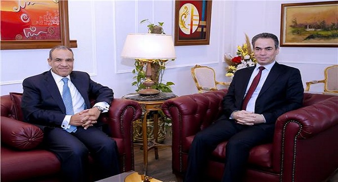 وزير الخارجية يزور التليفزيون المصرى ويشيد بدور ماسبيرو ومكانته الشامخة
