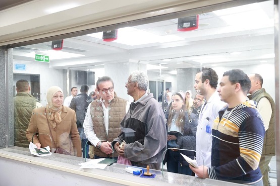 وزير الصحة يتفقد مستشفى المقطم للتأمين الصحى ويوجه بتوفير نواقص الادوية