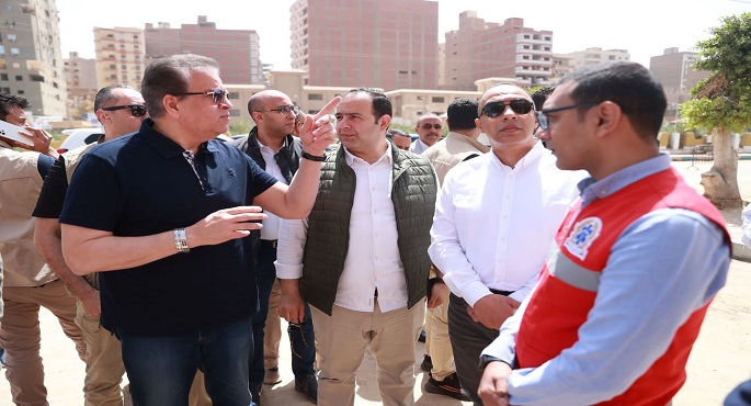 وزير الصحة يتفقد نقطة إسعاف سريع ووحدة مركز طب أسرة مغاغة بمحافظة المنيا