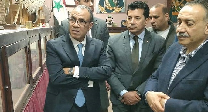 وزيرا الرياضة والخارجية يزوران مدرستى “ناصر” و”الميكانيكية” فى أسيوط