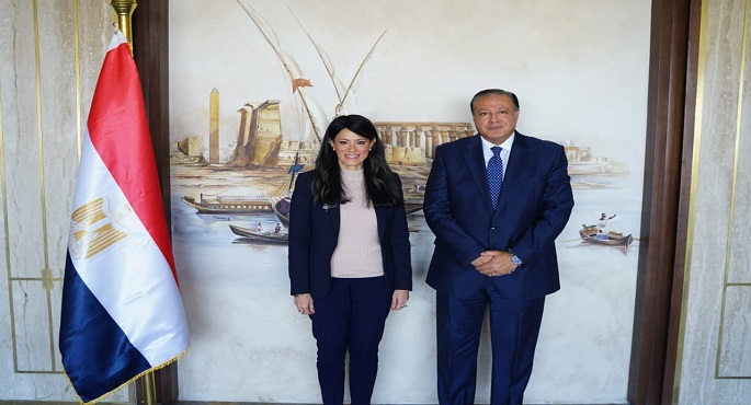 المشاط تبحث مع رئيس جهاز الملكية الفكرية سبل دعم الاستراتيجية الوطنية للملكية الفكرية