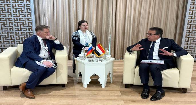 وزير الصحة ونظيره الروسى يبحثان سبل تعزيز التعاون فى القطاع الصحى