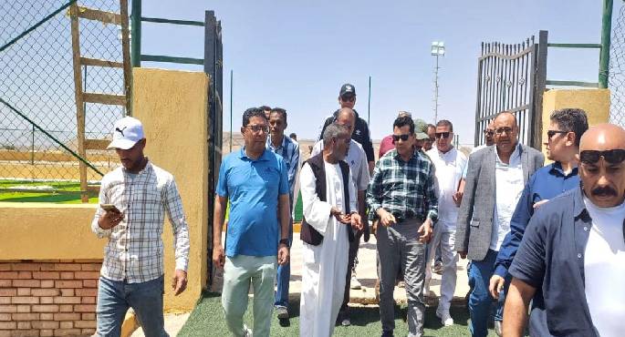 صبحى يفتتح ملاعب مطورة فى البحر الأحمر ويؤكد دعم الدولة للمناطق الحدودية