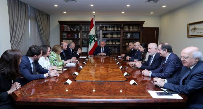 عون: الانسحاب الإسرائيلى من التلال الخمس يشكل ضرورة لاستكمال انتشار الجيش اللبنانى