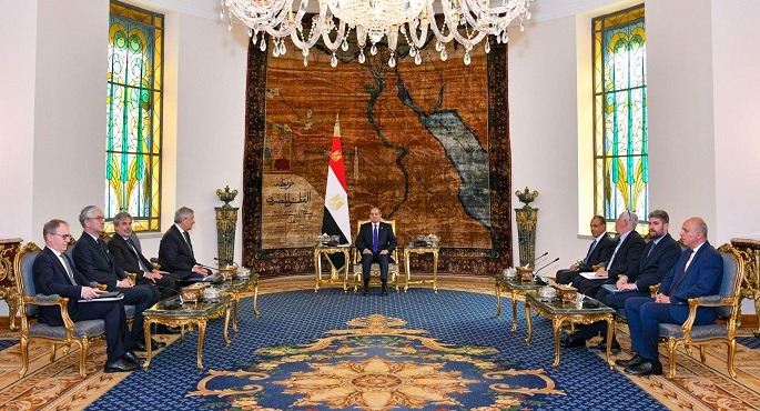 بالصور.. السيسى يلتقى وزير الخارجية الإيطالى ويؤكد اعتزازه بالعلاقات الوثيقة بين البلدين