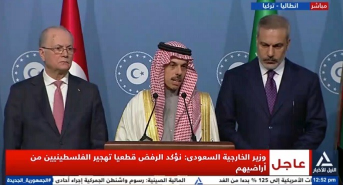 السعودية: لا يمكن ربط دخول المساعدات لغزة بوقف النار