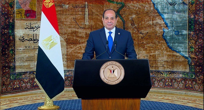 السيسى: السلام العادل لن يتحقق إلا بإقامة الدولة الفلسطينية ومصر تقف سدا منيعا أمام محاولات تصفية القضية