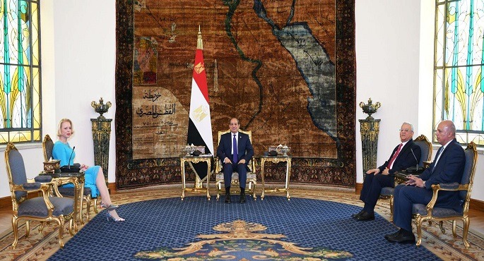 الرئيس السيسى يشيد بالمواقف السلوفينية الداعمة لحقوق الشعب الفلسطينى