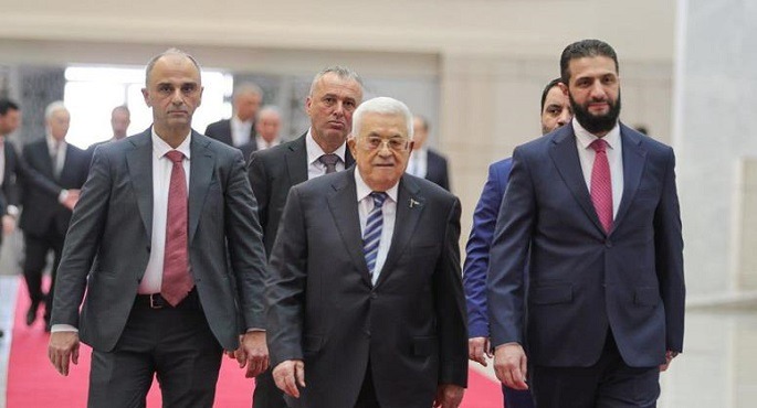 الرئيس الفلسطينى يصل إلى سوريا فى زيارة رسمية