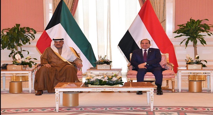 بالصور.. السيسى وولى العهد الكويتى يؤكدان ضرورة الوقف الفورى للإطلاق النار فى غزة والنفاذ الكامل للمساعدات