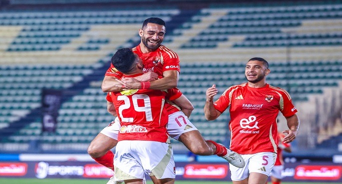 الأهلى يهزم بتروجت 3 – 2 فى أول ظهور تحت قيادة عماد النحاس