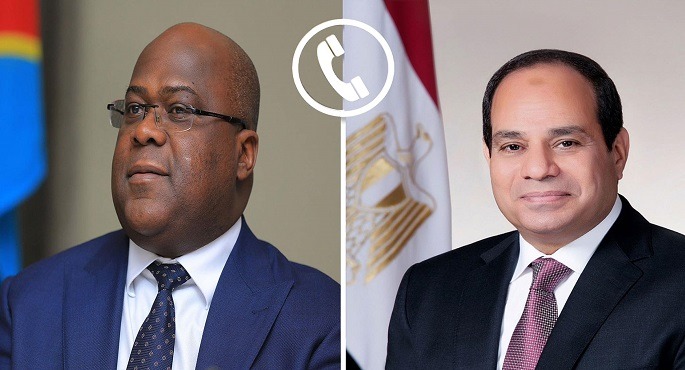 الرئيس السيسى يعرب لنظيره الكونغولى عن تعازيه فى ضحايا حادث غرق إحدى المراكب بنهر الكونغو
