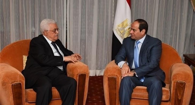 الرئيس عباس يشيد بتصريحات السيسى التى أكد فيها أن بلاده ستبقى سدا منيعا أمام تصفية القضية الفلسطينية