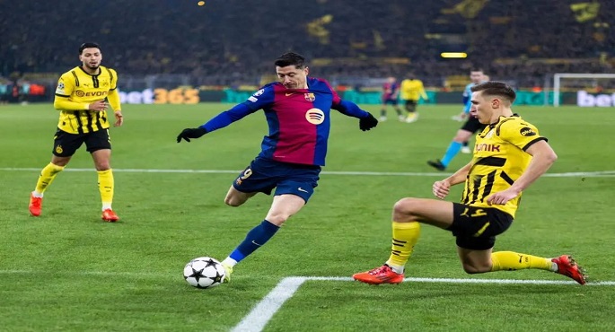 قمة إسبانية ألمانية بين برشلونة ودورتموند بـ دورى أبطال أوروبا الليلة