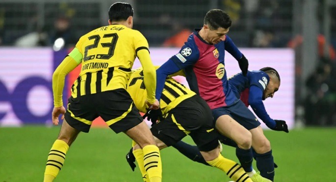 برشلونة يسعى لتأكيد التفوق ضد دورتموند بدورى أبطال أوروبا الليلة