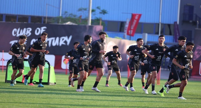 الأهلى يستأنف تدريباته استعدادًا لمواجهة بيراميدز في الدورى الممتاز