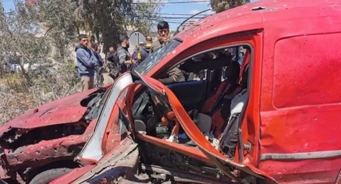الصحة اللبنانية: شهيد و3 إصابات جراء غارة إسرائيلية على سيارة فى بلدة عيترون