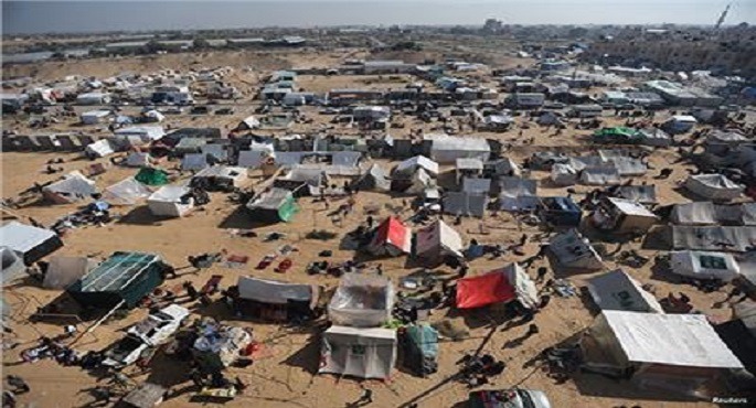 استشهاد فلسطينيين اثنين وإصابة آخرين إثر قصف الاحتلال الإسرائيلى خيمة نازحين في خان يونس