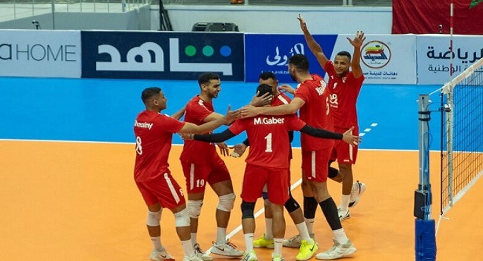 “رجال طائرة الأهلى” يفوز على الفتح المغربى فى بطولة إفريقيا للأندية