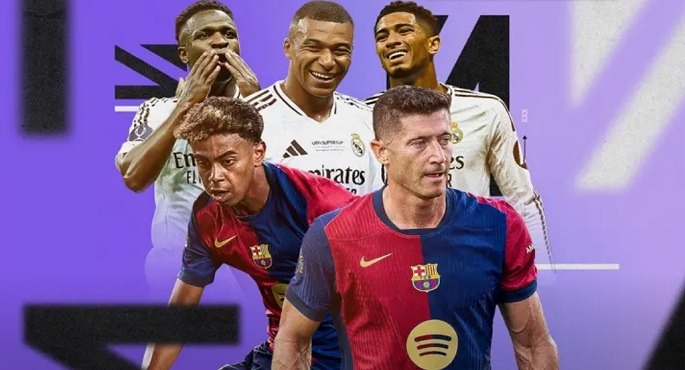 الريال يتحدى برشلونة فى كلاسيكو نهائى كأس ملك إسبانيا غدا السبت