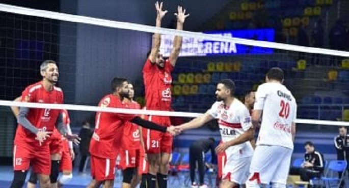 الأهلى مع الاتحاد والزمالك أمام بتروجت فى نصف نهائى كأس مصر للطائرة