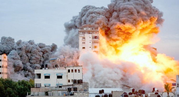 استُشهاد 5 فلسطينيين في قصف إسرائيلي وسط غزة