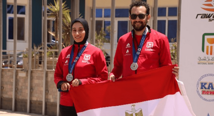 مصر تحصد فضية وبرونزية فى منافسات بندقية المختلط ضمن البطولة العربية للرماية