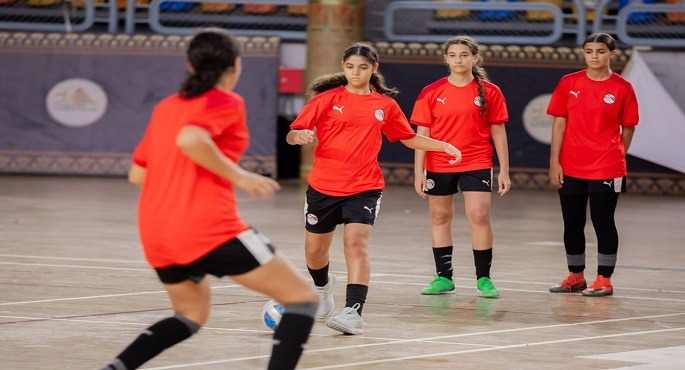 منتخب الصالات النسائية يواجه غينيا اليوم فى الجولة الثانية بأمم إفريقيا