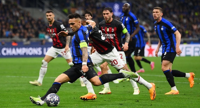 ميلان يتحدى إنتر فى ديربى الغضب والثأر بنصف نهائى كأس إيطاليا