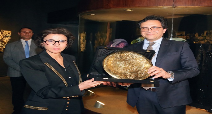 بالصور.. وزير الثقافة يستقبل نظيرته الفرنسية بمتحف أم كلثوم بالمنيل لبحث سبل التعاون الثقافى