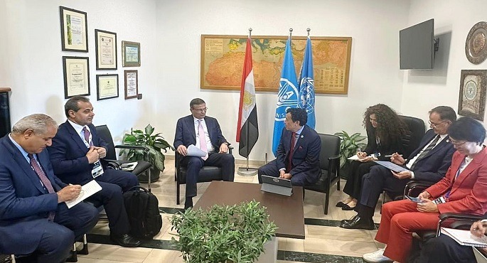 وزير الزراعة يلتقى مدير ” الفاو” لبحث تعزيز التعاون المشترك في المجال الزراعى